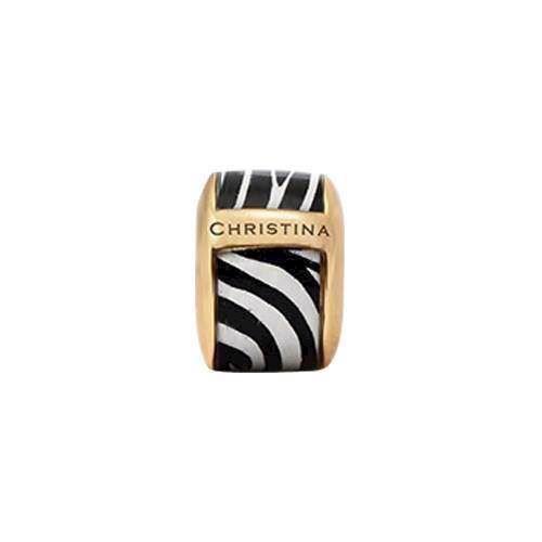 Image of Christina Watches Zebra forgyldt sølv tube/ring , 630-G30-1